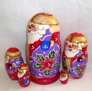 Santa Nikonor large nesting Doll Babooshki s