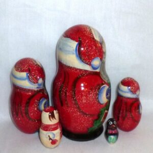 Santa Greg medium nesting Doll Babooshki s