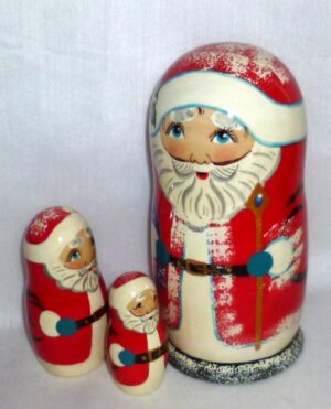 Santa Joseph medium nesting Doll Babooshki s