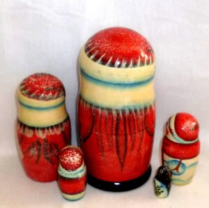 Santa Greg medium nesting Doll Babooshki s