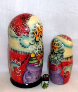 Santa Greg medium nesting Doll Babooshki s