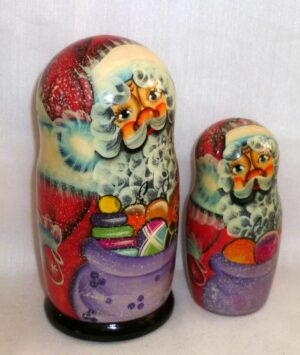Santa Greg medium nesting Doll Babooshki s