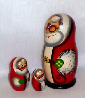 Santa Kiril small nesting Doll Babooshki s