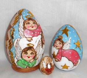 Blue Angels 5 set nesting Doll Babooshki s