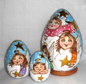 Blue Angels 5 set nesting Doll Babooshki s
