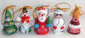 Christmas decorations exclusive 5-set nesting Doll Babooshki s BOX SET