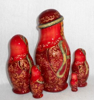 Winter Princess nesting Doll Babooshki s