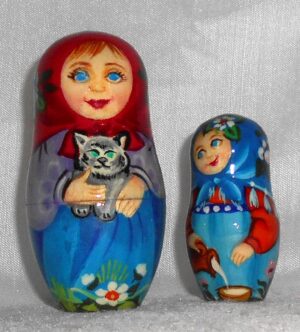 Children in Summer nesting Doll Babooshki s