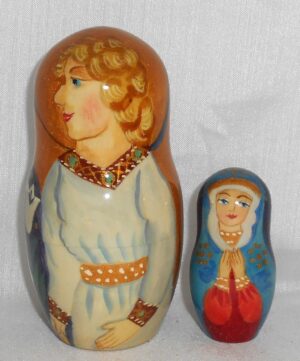 Nativity with Lilies nesting Doll Babooshki s