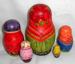 Cats lovers family nesting Doll Babooshki s