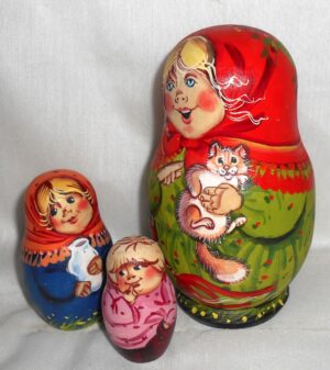 Cats lovers family nesting Doll Babooshki s