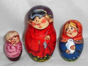 Cats lovers family nesting Doll Babooshki s