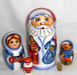 Santa Igor large nesting Doll Babooshki s
