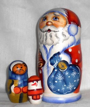 Santa Igor large nesting Doll Babooshki s