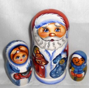 Santa Igor large nesting Doll Babooshki s