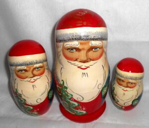 Santa Pavel large nesting Doll Babooshki s