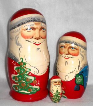 Santa Pavel large nesting Doll Babooshki s