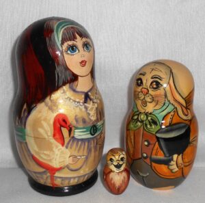 Snow White medium 4-set nesting Doll Babooshki s nesting Doll Babooshki s
