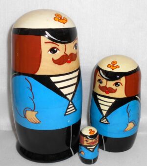 Sailors large nesting Doll Babooshki s nesting Doll Babooshki s