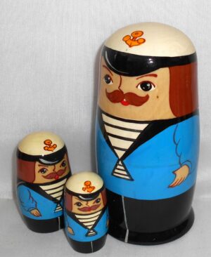 Sailors large nesting Doll Babooshki s nesting Doll Babooshki s