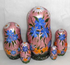 The fly Tsokotukha fairy tale nesting Doll Babooshki s