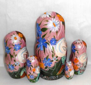 The fly Tsokotukha fairy tale nesting Doll Babooshki s