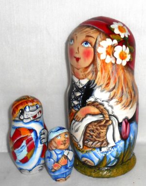 Red Riding Hood nesting Doll Babooshki s