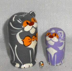 MINI Grey cat mini 5-set TINY