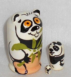 MINI White Panda mini 5-set TINY