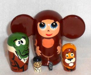 MINI 'Cheburashka'  Cartoon mini 5-set  TINY