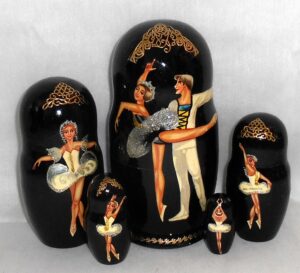 Classical Ballet Babushka  Babushka Matryoshka nesting Doll  Babooshki Babushkas