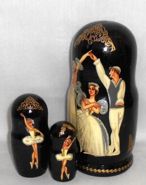 Classical Ballet II nesting Doll Babooshki s