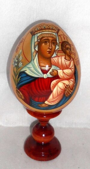 Our Lady in blue MEDIUM  Orthodox