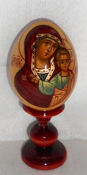 Our Lady of Kazan in green SMALL Orthodox