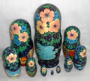 Snow Queen 10-set Huge nesting Doll Babooshki s