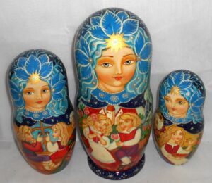 Snow Queen 10-set Huge nesting Doll Babooshki s