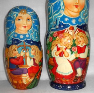 Snow Queen 10-set Huge nesting Doll Babooshki s