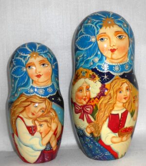 Snow Queen 10-set Huge nesting Doll Babooshki s