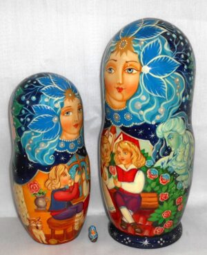 Snow Queen 10-set Huge nesting Doll Babooshki s