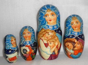 Snow Queen 10-set Huge nesting Doll Babooshki s