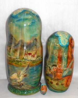 Mermaid 10-set Huge nesting Doll Babooshki s