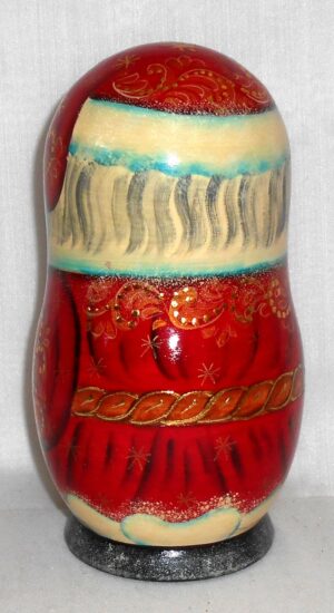 Santa and polar bears decor box large nesting Doll Babooshki s