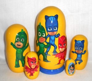 PJ Mask Babushka Matryoshka nesting Doll  Babooshki Babushkas