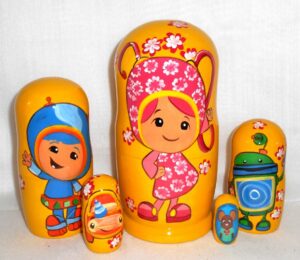 Team UmiZoomi Babushka Matryoshka nesting Doll  Babooshki Babushkas