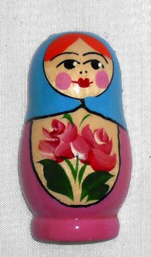 Fridge magnet  x 1   Babushka Matryoshka nesting Doll  Babooshki Babushkas