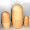 Blank DIY 3-set huge 20 cm  babushka raw plain