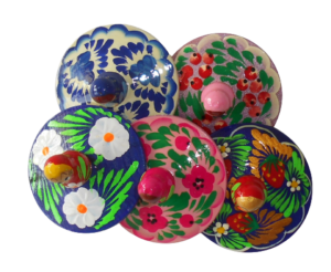 Spinning top x 5 nesting Doll Babooshki s