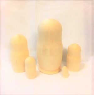 Blank DIY 5-set Medium 15.5 cm (long) raw plain