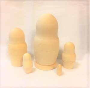 Blank DIY 5-set Medium 16cm Neck raw plain