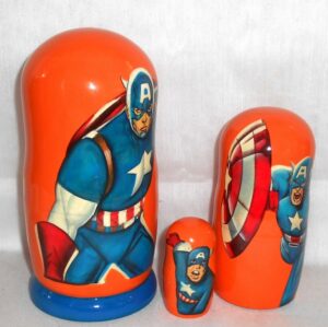 Captain America nesting Doll Babooshki s